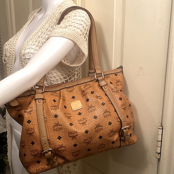 MCM Handbags - Authentic MCM Cognac Handbag